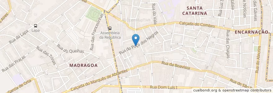 Mapa de ubicacion de Farmácia Moz Teixeira en Portugal, Área Metropolitana De Lisboa, Lissabon, Grande Lisboa, Lissabon, Misericórdia.