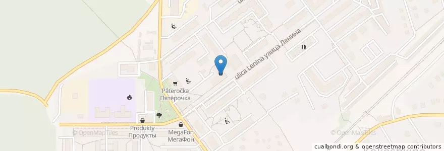 Mapa de ubicacion de Почта России en Rusland, Centraal Federaal District, Moskou, Новомосковский Административный Округ, Поселение Кокошкино.