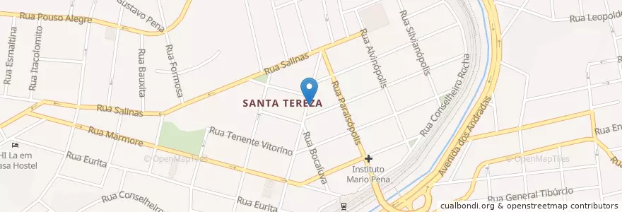 Mapa de ubicacion de Oton Pizzería en ブラジル, 南東部地域, ミナス ジェライス, Região Geográfica Intermediária De Belo Horizonte, Região Metropolitana De Belo Horizonte, Microrregião Belo Horizonte, ベロオリゾンテ.