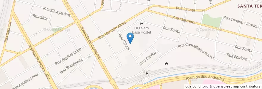 Mapa de ubicacion de Bar 147 en ブラジル, 南東部地域, ミナス ジェライス, Região Geográfica Intermediária De Belo Horizonte, Região Metropolitana De Belo Horizonte, Microrregião Belo Horizonte, ベロオリゾンテ.