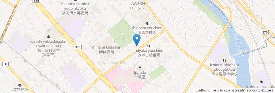 Mapa de ubicacion de 南消防署 en Japon, Préfecture De Fukuoka, 福岡市, 南区.