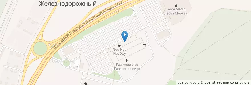 Mapa de ubicacion de Старый Лекарь en Rusia, Центральный Федеральный Округ, Московская Область, Городской Округ Подольск.