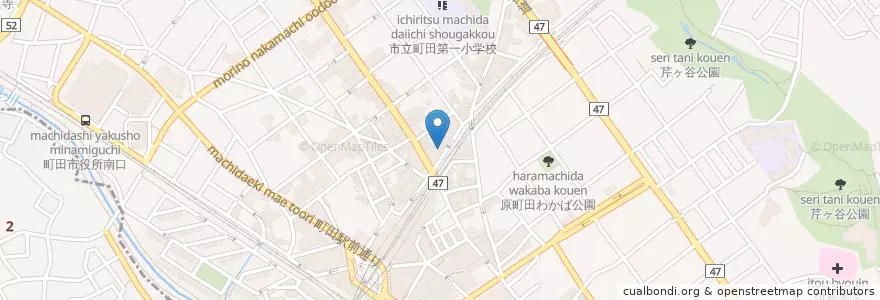 Mapa de ubicacion de りそな銀行 en 日本, 東京都, 町田市.