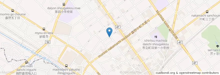 Mapa de ubicacion de たかはし鍼灸整骨院 en Japon, Tokyo, 町田市.