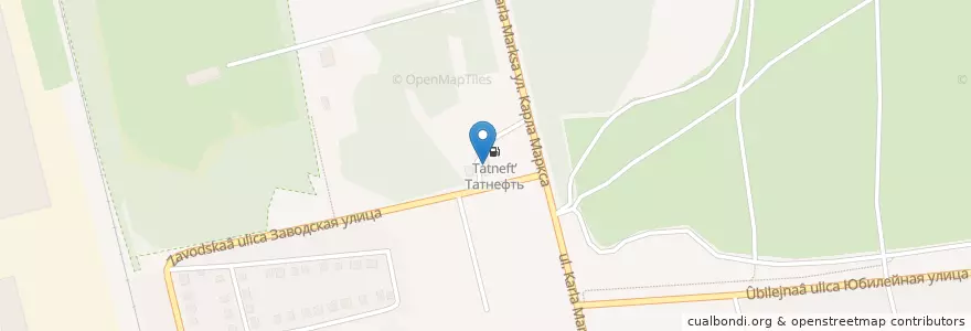 Mapa de ubicacion de Татнефть en 俄罗斯/俄羅斯, Центральный Федеральный Округ, 莫斯科州, Городской Округ Электросталь.