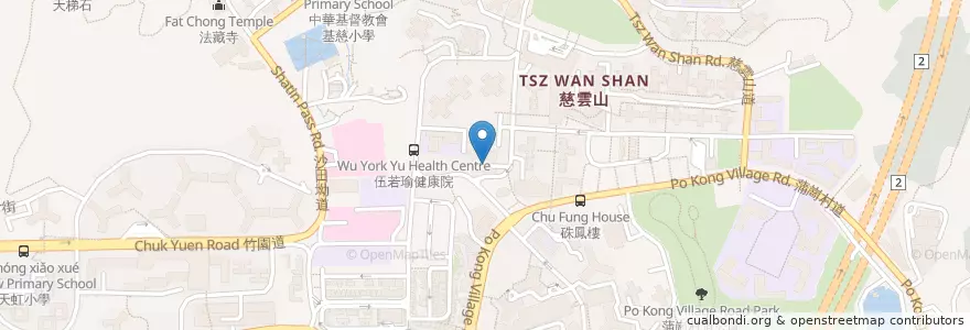 Mapa de ubicacion de Tsz Lok Estate en 中国, 广东省, 香港 Hong Kong, 九龍 Kowloon, 新界 New Territories, 黃大仙區 Wong Tai Sin District.