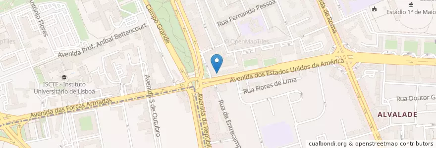 Mapa de ubicacion de Farmácia Nova Iorque en Portugal, Área Metropolitana De Lisboa, Lisboa, Grande Lisboa, Lisboa.