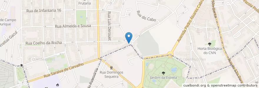 Mapa de ubicacion de Farmácia Urbano de Freitas en Portogallo, Área Metropolitana De Lisboa, Lisbona, Grande Lisboa, Lisbona, Campo De Ourique.
