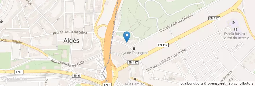 Mapa de ubicacion de Farmácia Ocidental en 葡萄牙, Área Metropolitana De Lisboa, Lisboa, Grande Lisboa, 里斯本.