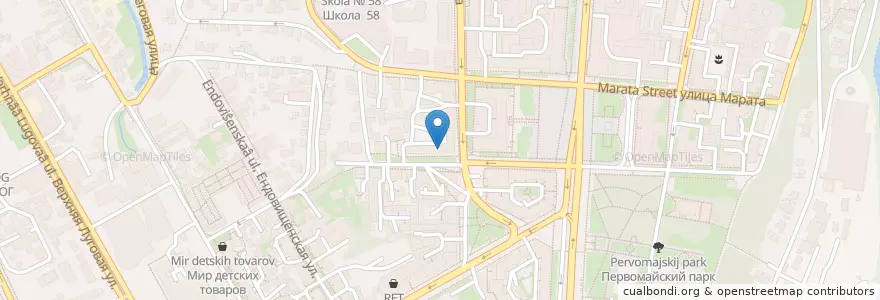 Mapa de ubicacion de Покупка/продажа Акций en Russie, District Fédéral Central, Oblast De Koursk, Курский Район, Городской Округ Курск.