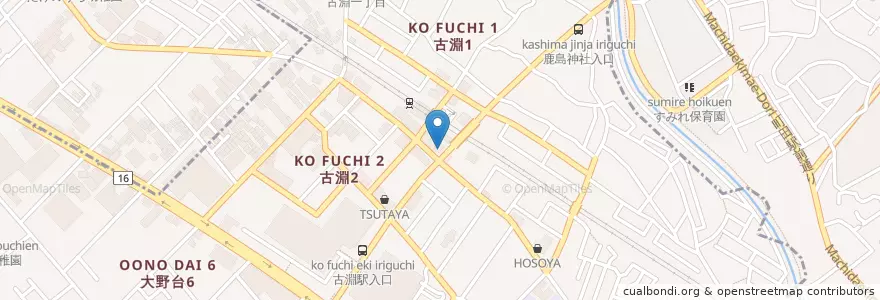 Mapa de ubicacion de れんげ食堂Toshu en Япония, Канагава, Сагамихара, Минами.