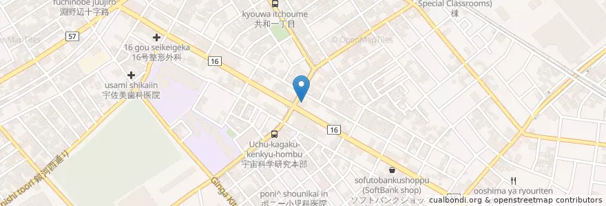 Mapa de ubicacion de マンマパスタ en 日本, 神奈川県, 相模原市, 中央区.