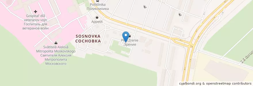 Mapa de ubicacion de РикаДент en Russia, Northwestern Federal District, Leningrad Oblast, Saint Petersburg, Nevsky District, Народный Округ.
