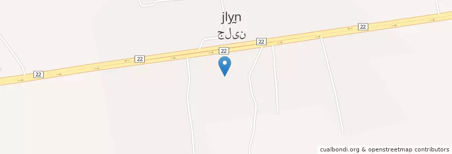 Mapa de ubicacion de جلین en イラン, ゴレスターン, شهرستان گرگان, بخش مرکزی, استرآبادجنوبی, جلین, جلین.