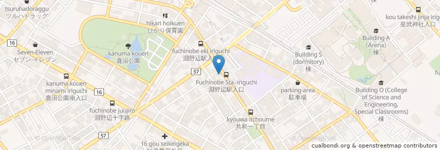 Mapa de ubicacion de そば処名古屋 en 日本, 神奈川縣, 相模原市, 中央区.