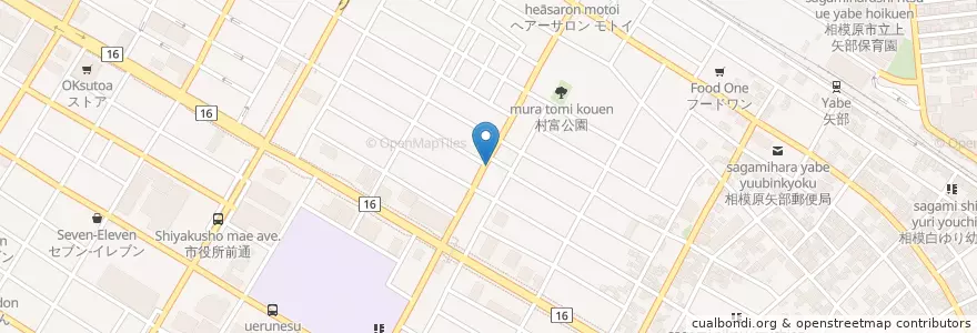 Mapa de ubicacion de 光ちゃん en 日本, 神奈川県, 相模原市, 中央区.
