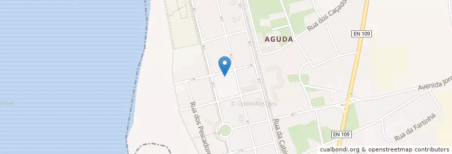 Mapa de ubicacion de Restaurante do Parque da Aguda en 葡萄牙, Vila Nova De Gaia, Arcozelo.