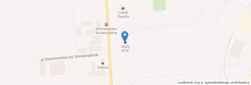 Mapa de ubicacion de АГЗС en Rusia, Приволжский Федеральный Округ, Bashkortostán, Городской Округ Стерлитамак.