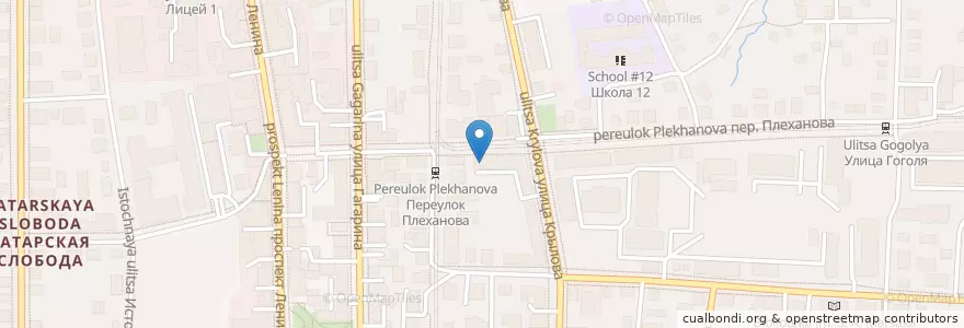 Mapa de ubicacion de Аптека на Крылова en Rusia, Distrito Federal De Siberia, Tomsk, Томский Район, Городской Округ Томск.