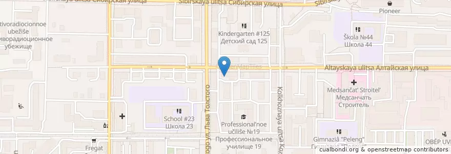 Mapa de ubicacion de Мир Суши en Russland, Föderationskreis Sibirien, Oblast Tomsk, Томский Район, Городской Округ Томск.
