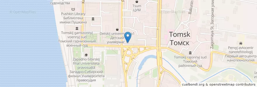 Mapa de ubicacion de Русский Стандарт en Rússia, Distrito Federal Siberiano, Томская Область, Томский Район, Городской Округ Томск.