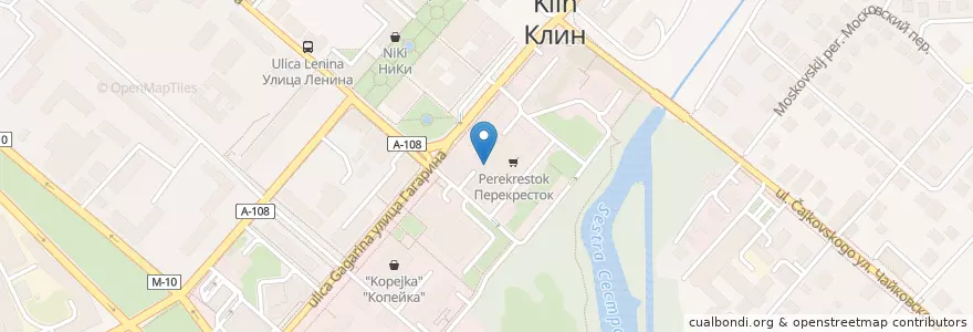 Mapa de ubicacion de Люксор en Rusya Federasyonu, Центральный Федеральный Округ, Московская Область, Городской Округ Клин.