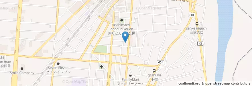 Mapa de ubicacion de 愛と平安の教会 en Japan, Präfektur Kanagawa, 厚木市.