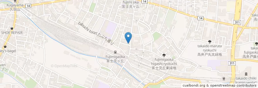 Mapa de ubicacion de 海老光 en Japan, 東京都, 杉並区.