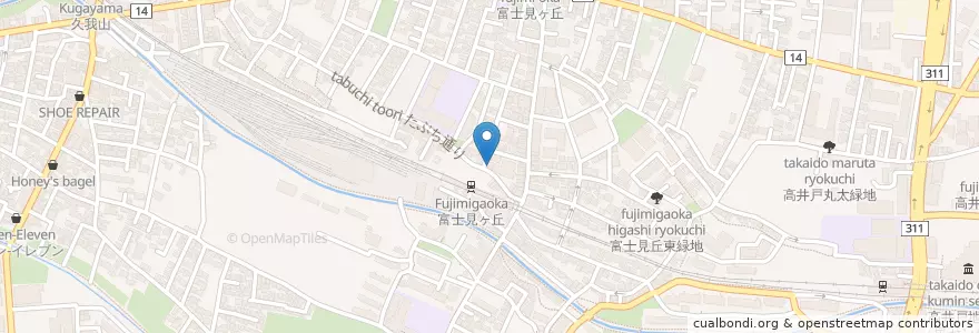 Mapa de ubicacion de きのこ薬局 en 日本, 東京都, 杉並区.