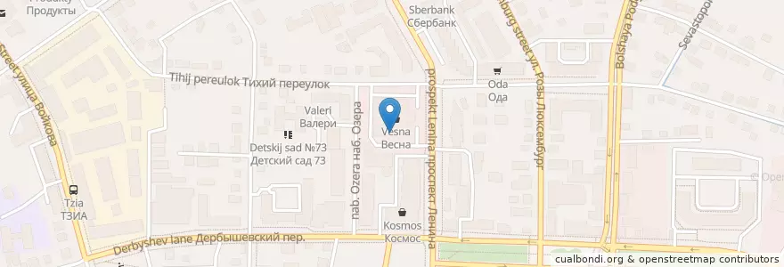 Mapa de ubicacion de Совкомбанк en Russia, Distretto Federale Siberiano, Томская Область, Томский Район, Городской Округ Томск.