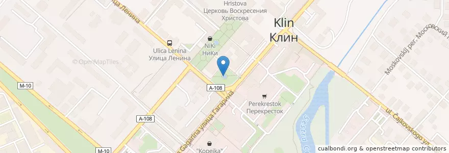 Mapa de ubicacion de Девочка-грибница en Rusia, Distrito Federal Central, Óblast De Moscú, Городской Округ Клин.