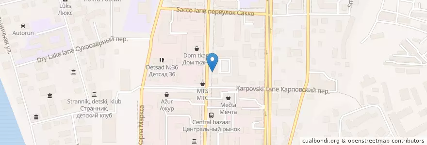 Mapa de ubicacion de Вита en Rusland, Federaal District Siberië, Томская Область, Томский Район, Городской Округ Томск.