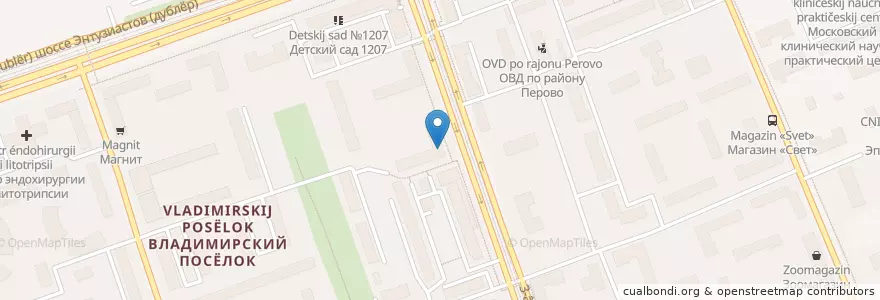 Mapa de ubicacion de Domino's Pizza en روسیه, Центральный Федеральный Округ, Москва, Восточный Административный Округ.