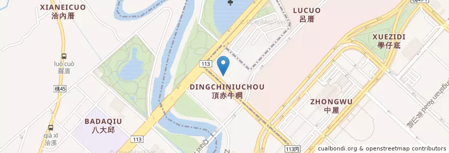Mapa de ubicacion de 青埔派出所 en Taïwan, Taoyuan, 大園區.