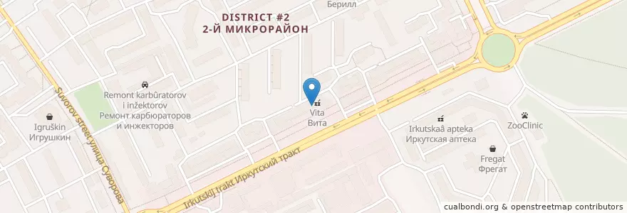 Mapa de ubicacion de Сбербанк en Russland, Föderationskreis Sibirien, Oblast Tomsk, Томский Район, Городской Округ Томск.