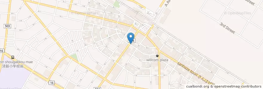 Mapa de ubicacion de 吉野家　相模原駅前店 en 日本, 神奈川県, 相模原市, 中央区.