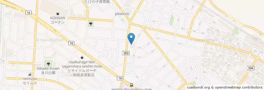 Mapa de ubicacion de ウエルパーク en 일본, 가나가와현, 相模原市, 中央区.
