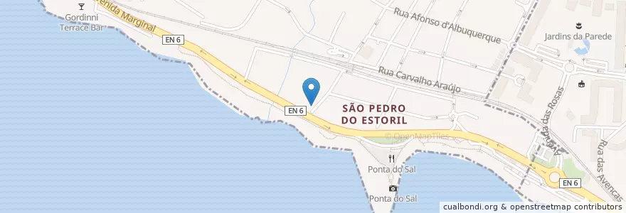 Mapa de ubicacion de Lopes & Prata en Portugal, Metropolregion Lissabon, Lissabon, Großraum Lissabon, Cascais E Estoril.