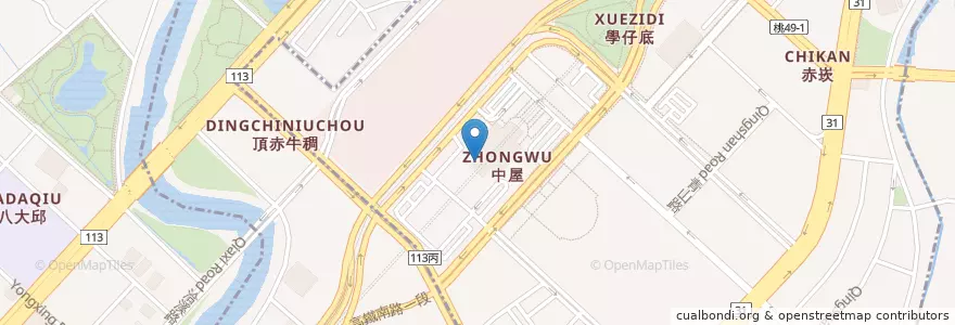 Mapa de ubicacion de McDonald's en تايوان, تاو يوان, زونغلي.