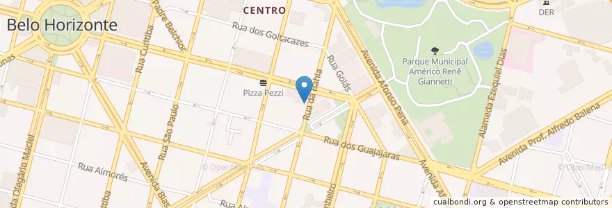 Mapa de ubicacion de Arcangelo Cafe en Brasil, Região Sudeste, Minas Gerais, Região Geográfica Intermediária De Belo Horizonte, Região Metropolitana De Belo Horizonte, Microrregião Belo Horizonte, Belo Horizonte.