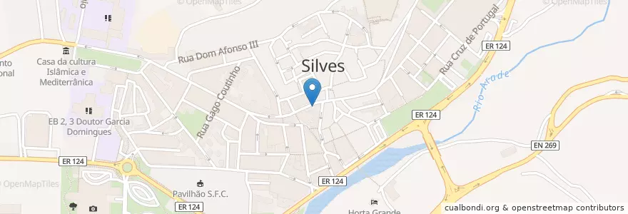 Mapa de ubicacion de Casa Velha en Portugal, Algarve, Algarve, Faro, Silves, Silves.