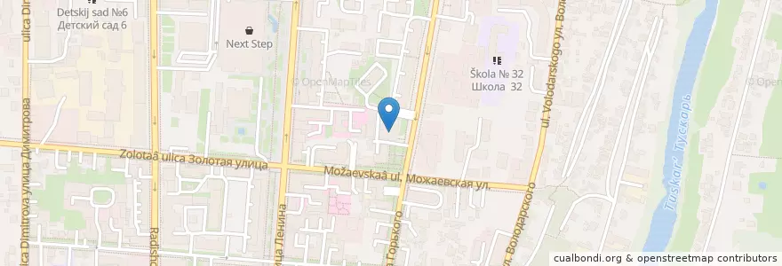 Mapa de ubicacion de ВТБ Банк Москвы en Rússia, Distrito Federal Central, Oblast De Kursk, Курский Район, Городской Округ Курск.