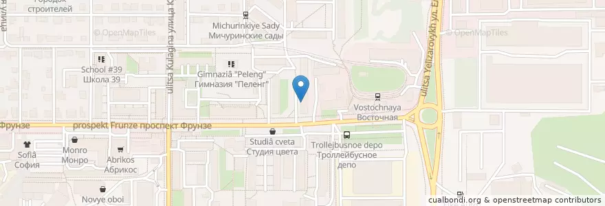Mapa de ubicacion de Участковый пункт милиции en Russia, Siberian Federal District, Tomsk Oblast, Tomsk Municipal Region, Городской Округ Томск.