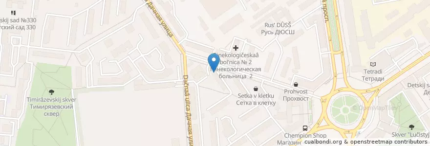 Mapa de ubicacion de Ромашка en Rusia, Сибирский Федеральный Округ, Wilayah Novosibirsk, Городской Округ Новосибирск.