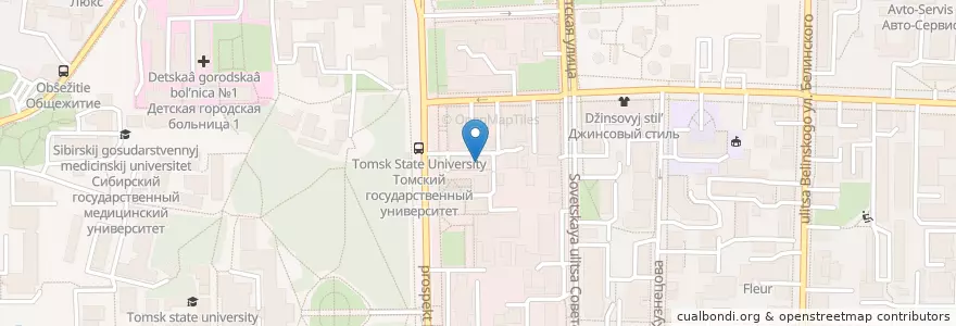 Mapa de ubicacion de ГлобэксБанк en Russland, Föderationskreis Sibirien, Oblast Tomsk, Томский Район, Городской Округ Томск.