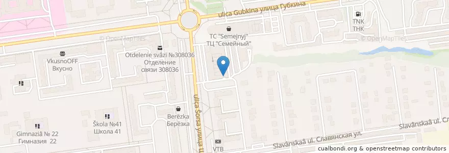 Mapa de ubicacion de Автомойка en Rússia, Distrito Federal Central, Oblast De Belgorod, Белгородский Район, Городской Округ Белгород.