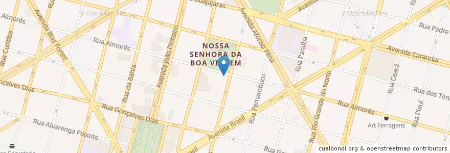 Mapa de ubicacion de Nossa Casa en ブラジル, 南東部地域, ミナス ジェライス, Região Geográfica Intermediária De Belo Horizonte, Região Metropolitana De Belo Horizonte, Microrregião Belo Horizonte, ベロオリゾンテ.