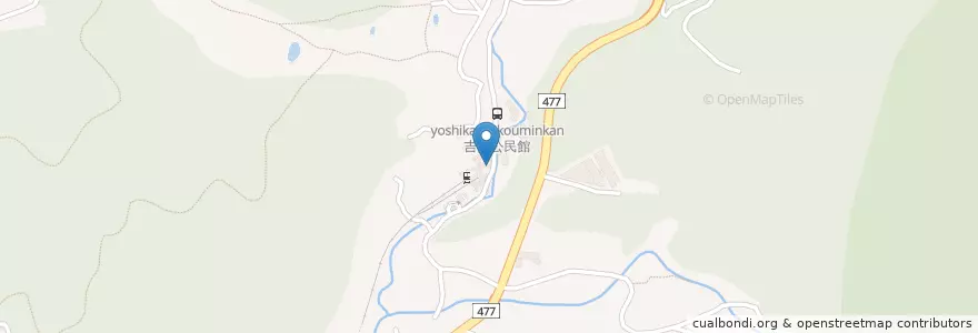 Mapa de ubicacion de かめたに en 日本, 大阪府, 豊能郡, 豊能町.