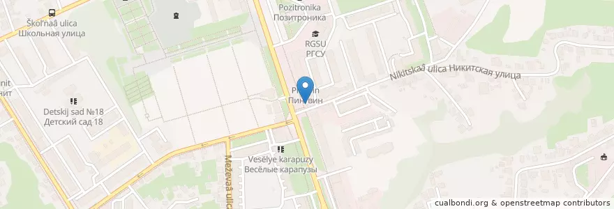 Mapa de ubicacion de ВТБ Банк Москвы en Russia, Distretto Federale Centrale, Курская Область, Курский Район, Городской Округ Курск.