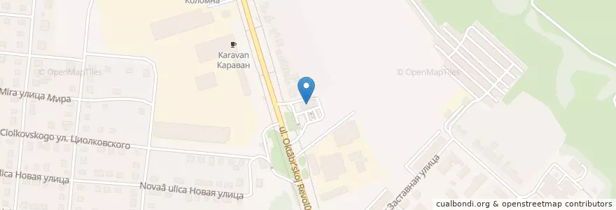 Mapa de ubicacion de Газпромнефть en 俄罗斯/俄羅斯, Центральный Федеральный Округ, 莫斯科州, Коломенский Городской Округ.